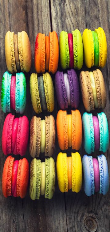 Macaron, Macarons Pastels, Color, Lumière, Green. Wallpaper in 1080x2260 Resolution