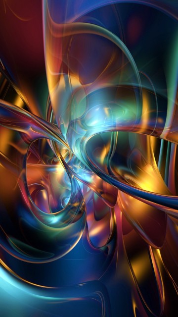Image blue and purple abstract painting