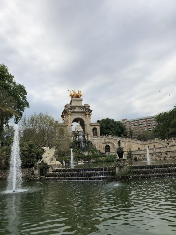 parc de la ciutadella, water, tourist attraction, tourism, fountain