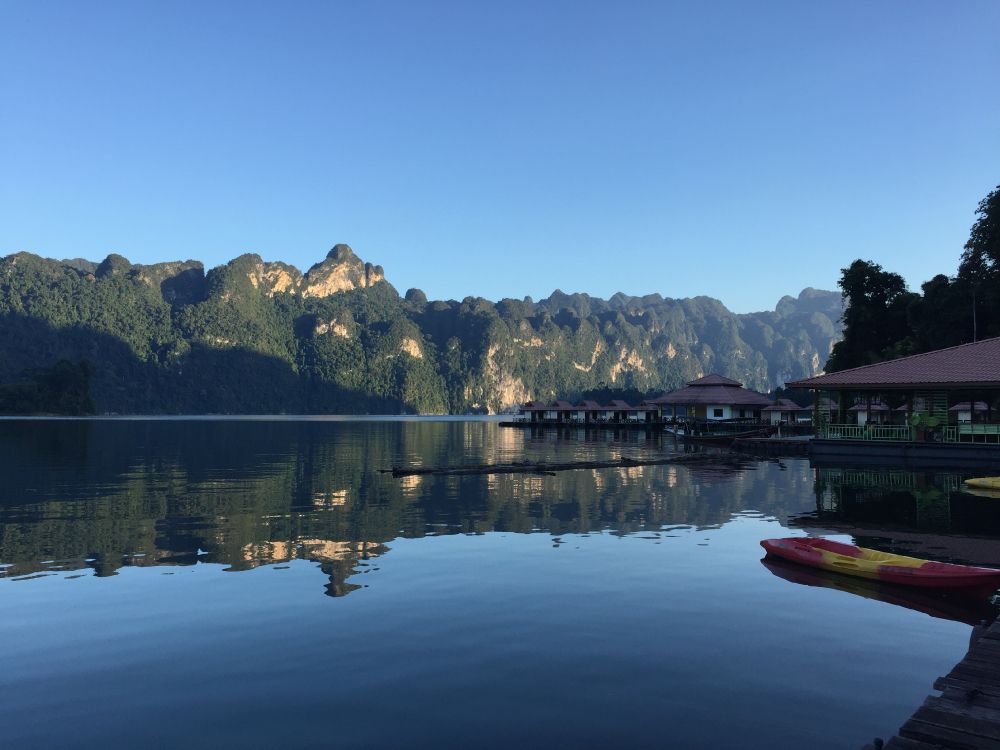 reflection, body of water, water resources, natural landscape, waterway