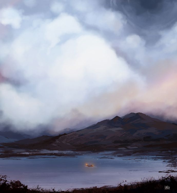 Weiße Wolken Über Schneebedeckten Bergen. Wallpaper in 2761x3000 Resolution