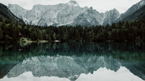 Image mountain, mountainous landforms, nature, reflection, natural landscape