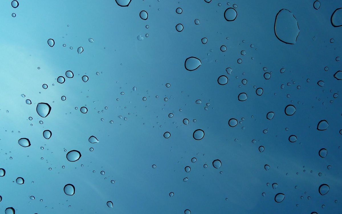 blue, water, drop, liquid bubble, drizzle