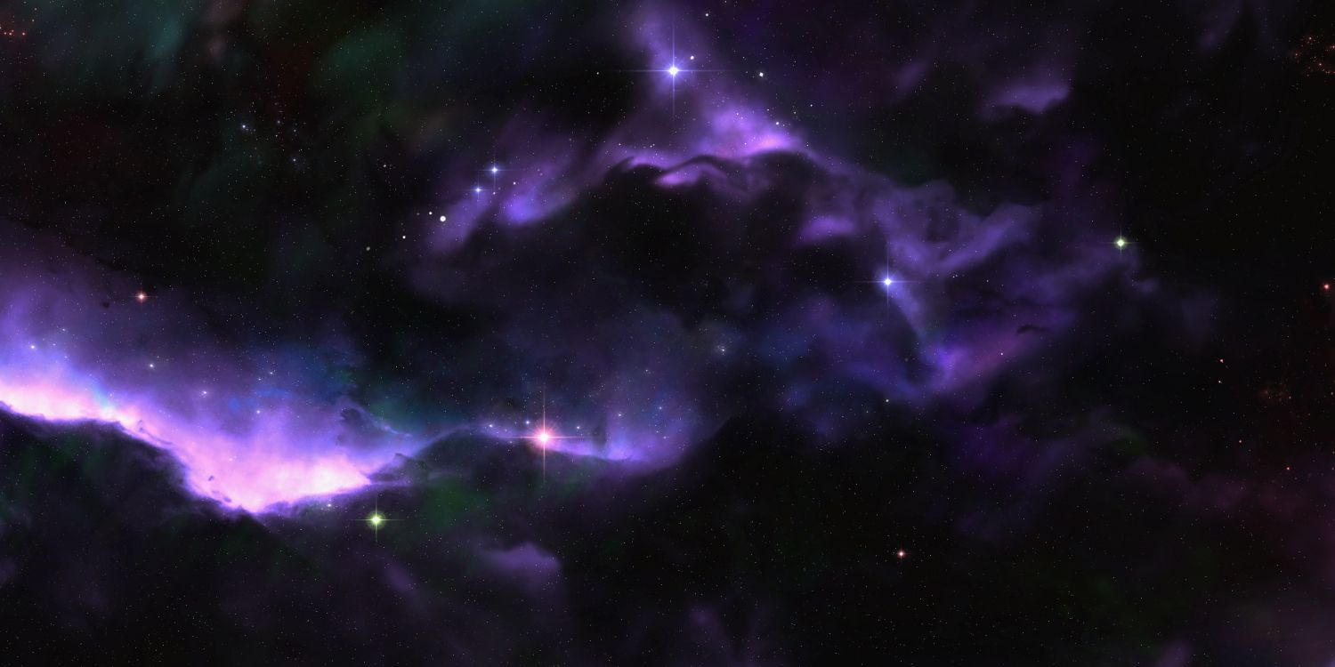 性质, 紫色的, 紫罗兰色, 天文学对象, 外层空间 壁纸 4000x2000 允许
