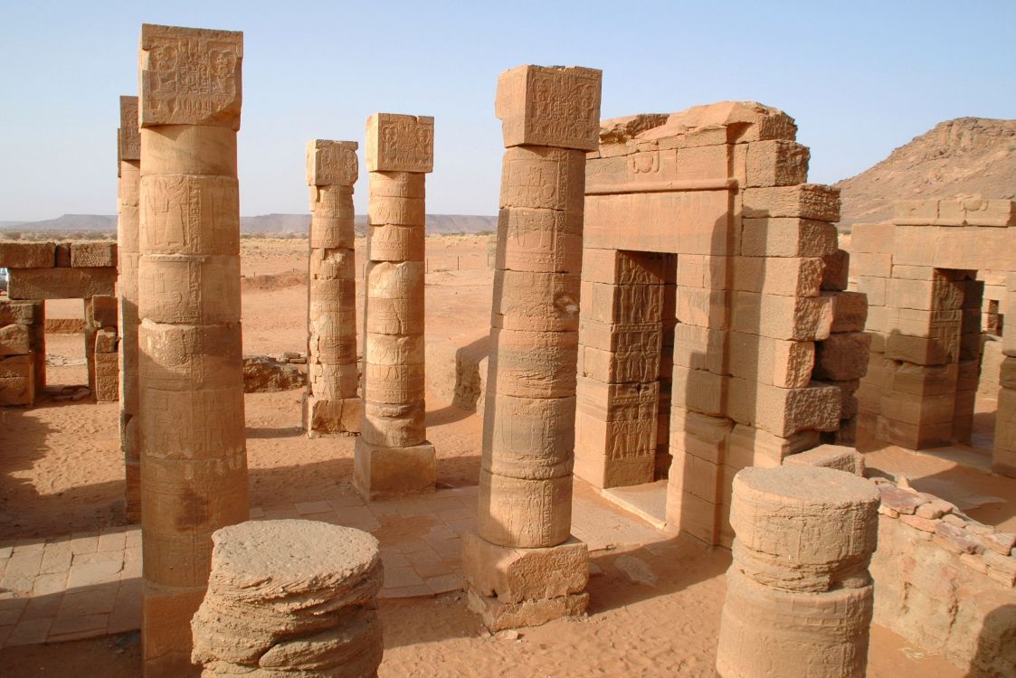 brown concrete pillars during daytime