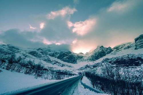 Image nature, mountain, winter, sky, snow