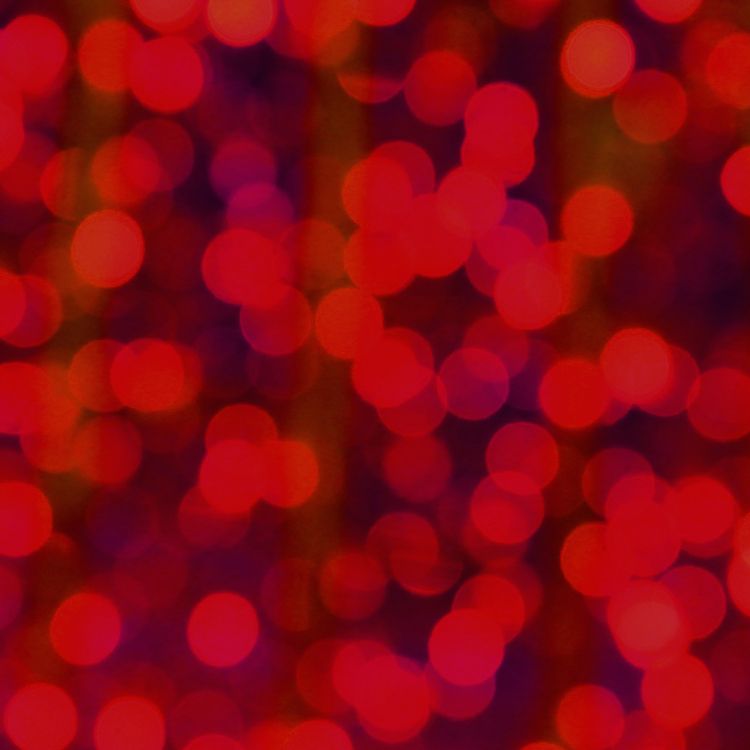 Rote Und Weiße Bokeh-Lichter. Wallpaper in 2732x2732 Resolution
