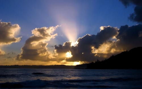 Image body of water under cloudy sky during daytime