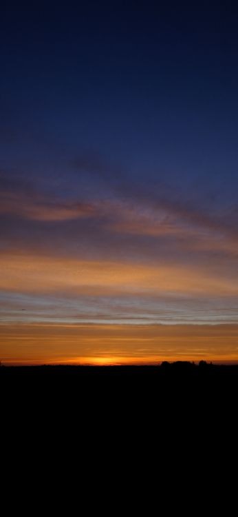 气氛, 余辉, 自然景观, 琥珀色, 日落 壁纸 1080x2340 允许