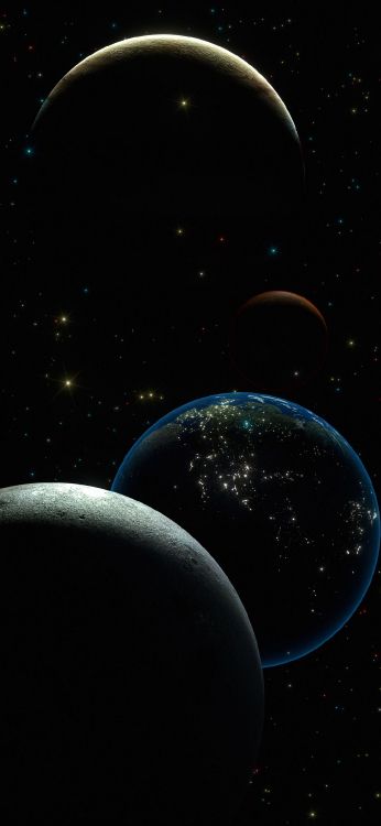 Atmosphäre, Erde, Die Atmosphäre Der Erde, Astronomisches Objekt, Stern. Wallpaper in 1080x2340 Resolution