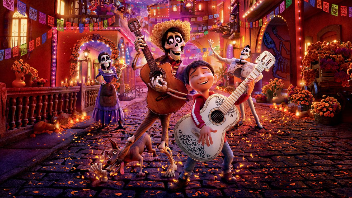 Coco Disney, Coco, Gaël Garca Bernal, Pixar, la Walt Disney Company. Wallpaper in 11970x6733 Resolution