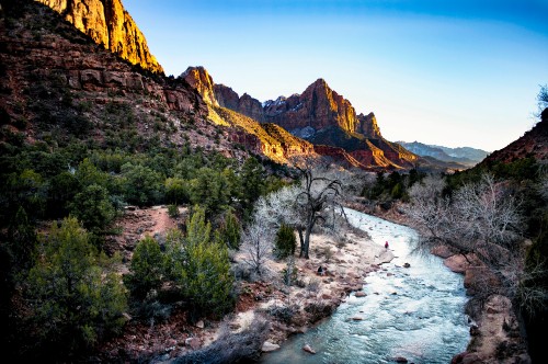 Image youtube banner nature, art, plant, water, mountain