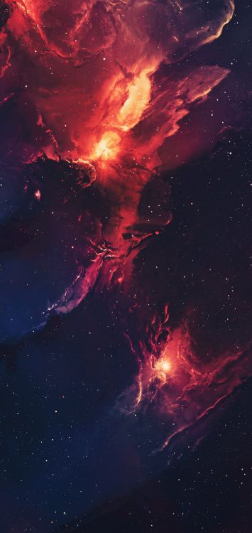 Smartphone, Ambiente, Galaxia, Objeto Astronómico, Estrella. Wallpaper in 1440x3040 Resolution