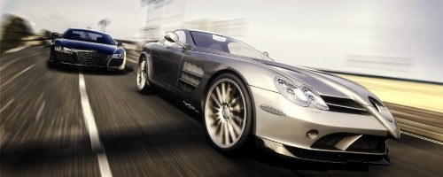 Image black porsche 911 on a grey room