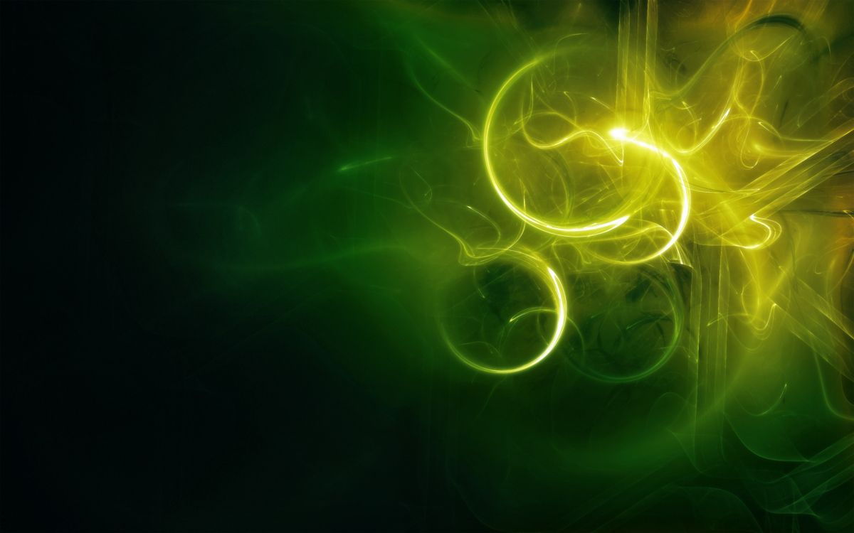 Green and Yellow Light Streaks. Wallpaper in 2560x1600 Resolution