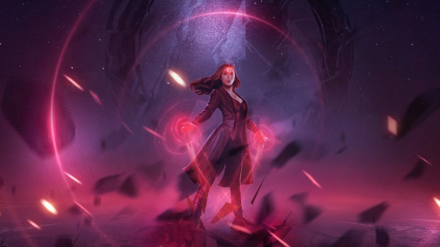 Scarlet Witch  Falcon In Avengers Endgame 4K Ultra HD Mobile Wallpaper