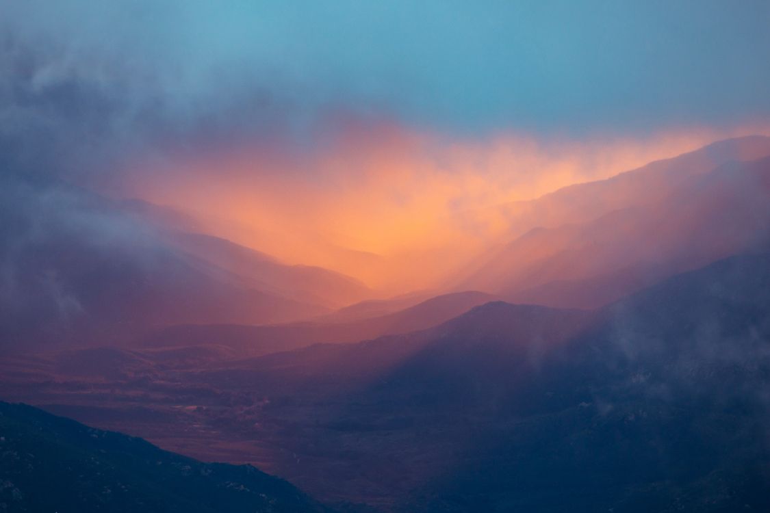 Réserve Naturelle de Ta Xua, Temple Bouddhiste de L'ouest de Los Angeles, Atmosphère, Afterglow, Paysage Naturel. Wallpaper in 6933x4622 Resolution