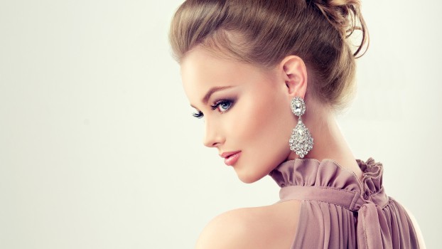 Wallpaper Hairstyle to Big Earrings, Earring, Hairstyle, Jewellery