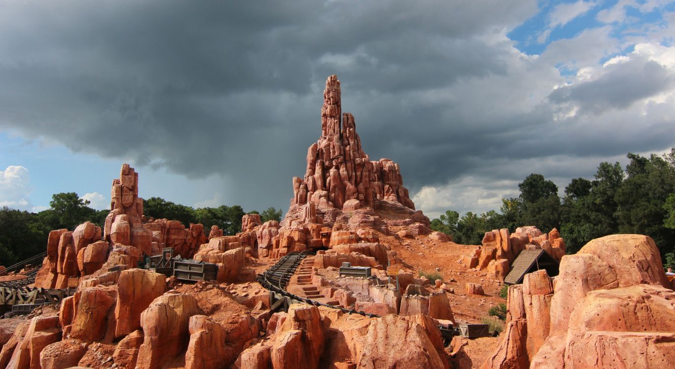 brown rock formation under cloudy sky during daytime