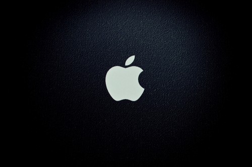 Image apple, logo, graphics, black, smartphone