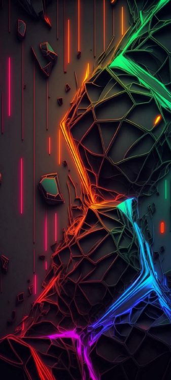 Android, Licht, Strom, Kunst, Gas. Wallpaper in 1080x2400 Resolution