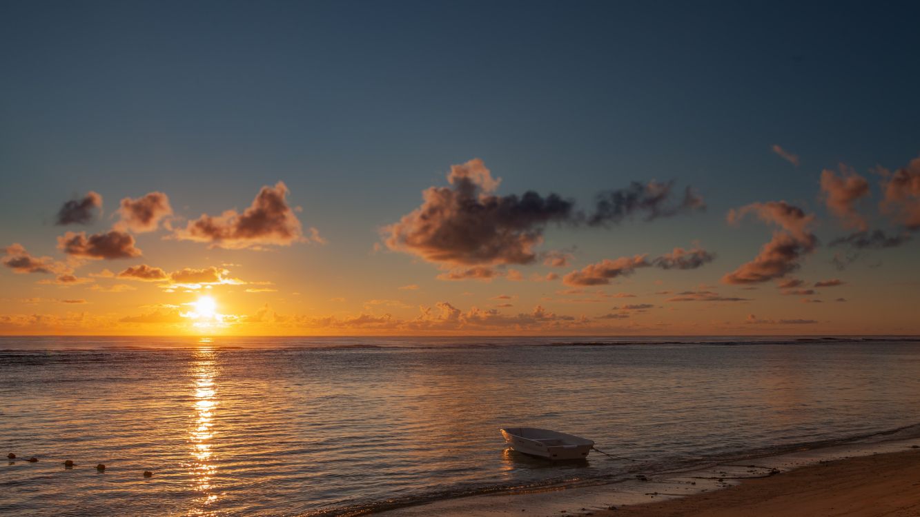 Mer Plage Coucher de Soleil, Plage, Lever, Mer, Eau. Wallpaper in 5120x2880 Resolution