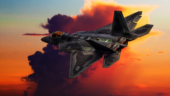 Aviation Print — Raptor Demo | Lockheed Martin F-22 Raptor | Fighter Jet