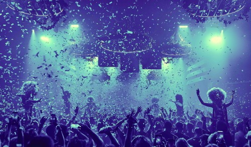 Image nightclub, electronic dance music, remix, green, performance