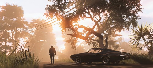 Image mafia iii, car, muscle car, sunlight, sedan