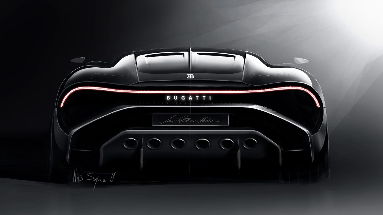 Bugatti La Voiture Noire, Bugatti Type 57, Bugatti Automobiles, Bugatti, Voiture. Wallpaper in 5000x2813 Resolution