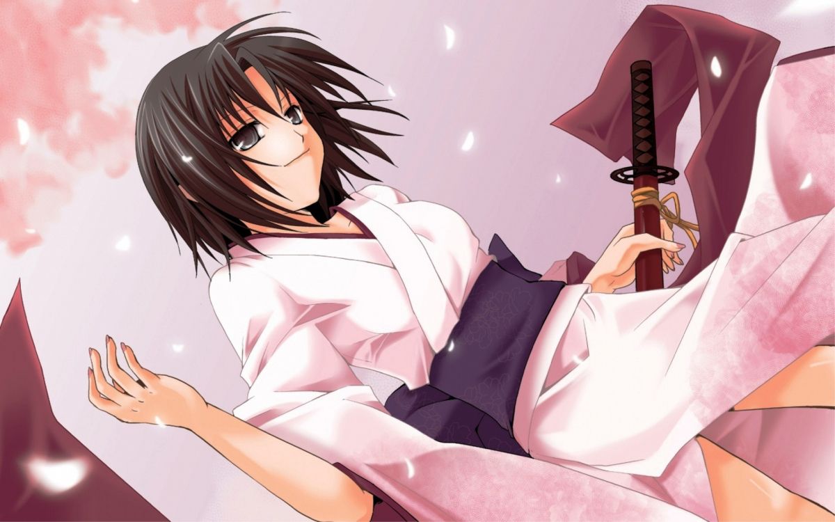 Personaje de Anime Femenino de Pelo Negro. Wallpaper in 1920x1200 Resolution