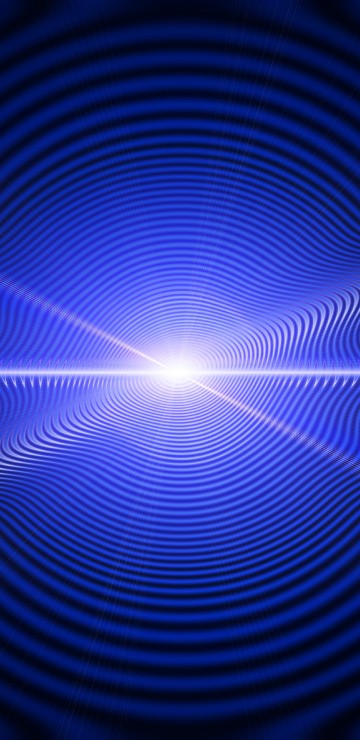 Image white light in the dark