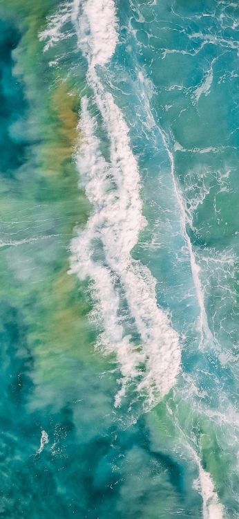 Sea, Wave, Water, Water Resources, Liquid. Wallpaper in 1080x2340 Resolution