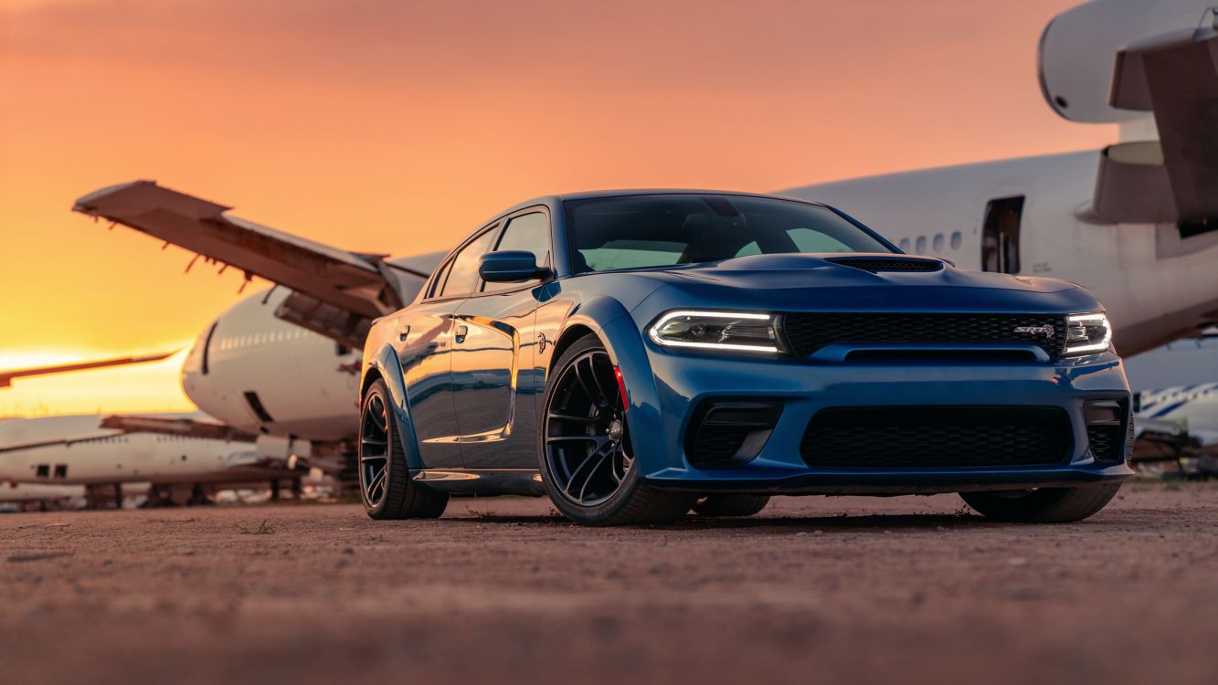 Dodge Charger SRT Hellcat Widebody, Dodge Charger SRT Hellcat 2020, Ruse, Pack Scat Dodge Charger 2020, Moteur Chrysler Hemi. Wallpaper in 3840x2160 Resolution