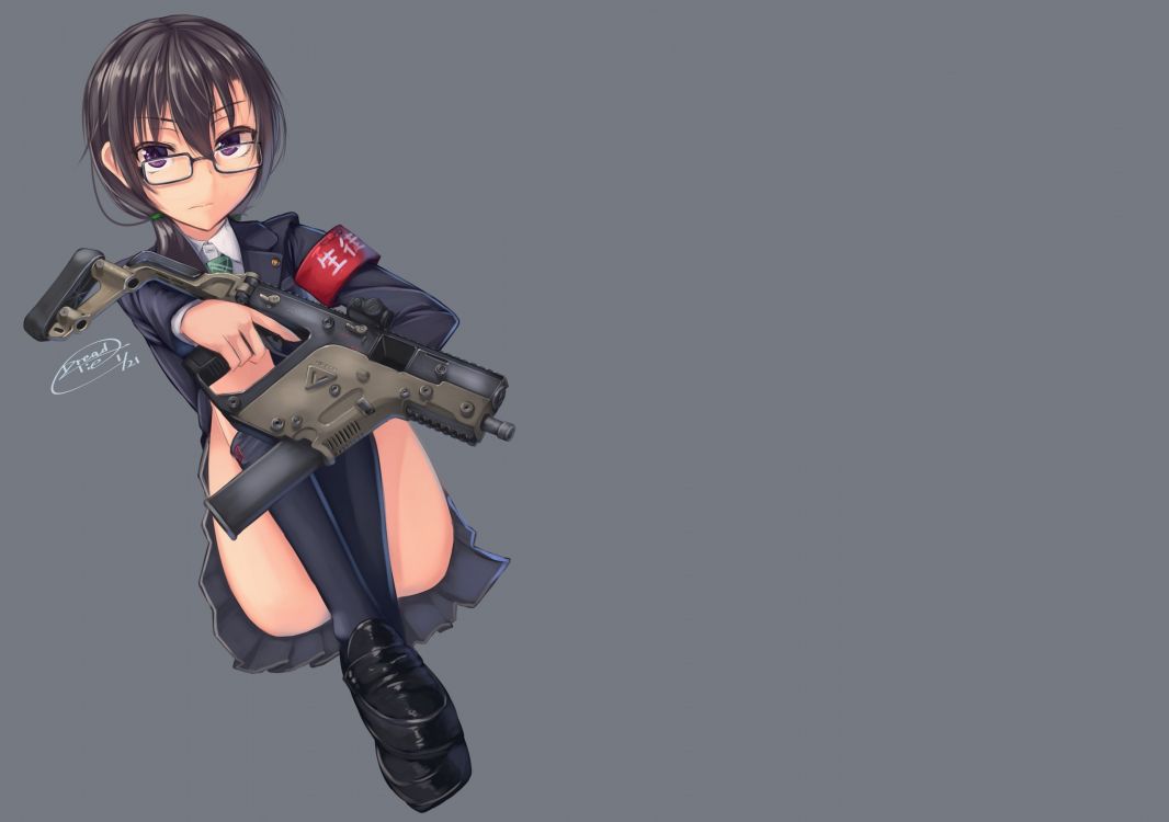 Frau in Schwarzer Lederjacke Anime-Charakter. Wallpaper in 2560x1800 Resolution