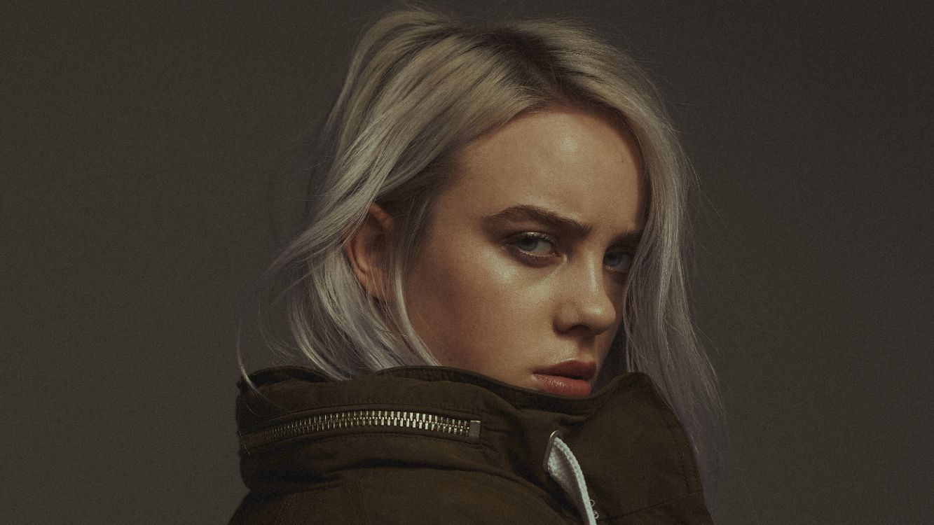 Billie Eilish, Cabello, Belleza, Peinado, Barbilla. Wallpaper in 5368x3020 Resolution