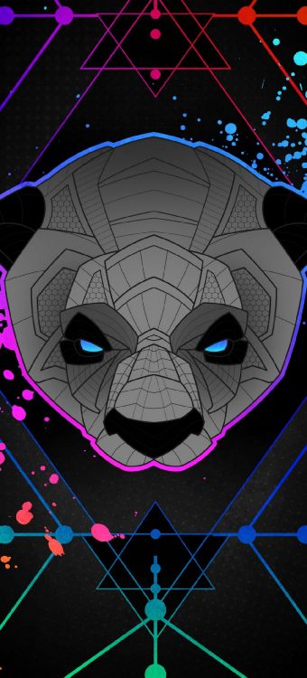 Illustration, Moonaz, Android, Auge, Kiefer. Wallpaper in 1080x2376 Resolution