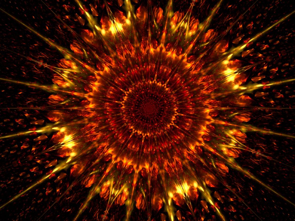 Luz Redonda Amarilla y Roja. Wallpaper in 3200x2400 Resolution