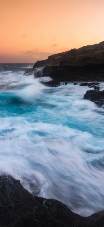 sea, beach, shore, nature, cloud