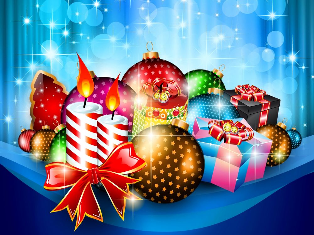 Vektor-Grafiken, Weihnachten, Illustration, Weihnachtskarte, Weihnachtsdekoration. Wallpaper in 2560x1920 Resolution