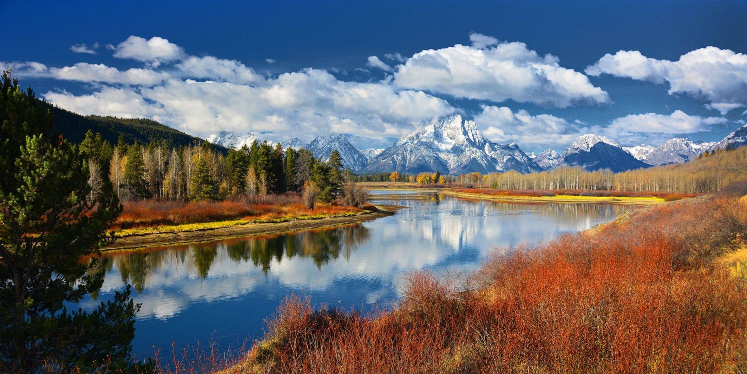 反射, 性质, 荒野, 饮用水, 的信息 壁纸 2880x1443 允许