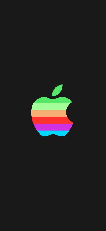 品牌, 图形设计, Apple, 色彩, 苹果 壁纸 1242x2688 允许