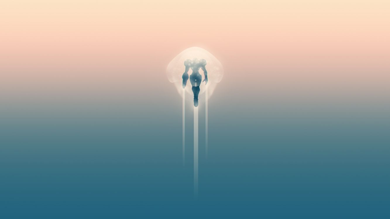 Schwarz-weißer Ballon, Der Auf Blauem Wasser Schwimmt. Wallpaper in 2560x1440 Resolution