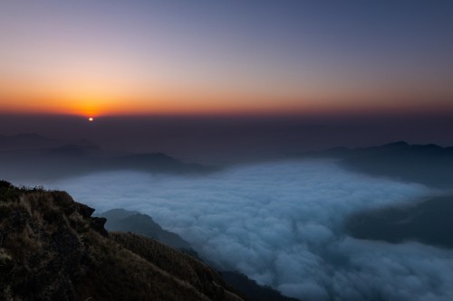 Image nature, horizon, sunrise, cloud, morning