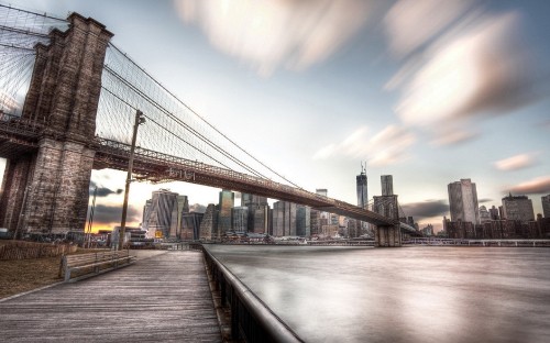 Image bridge over water during daytime