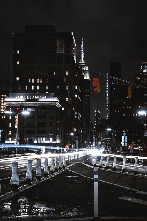 Image cars on road during night time