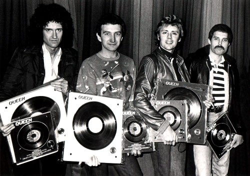 Image queen, Freddie Mercury, Roger Meddows Taylor, Brian May, John Deacon