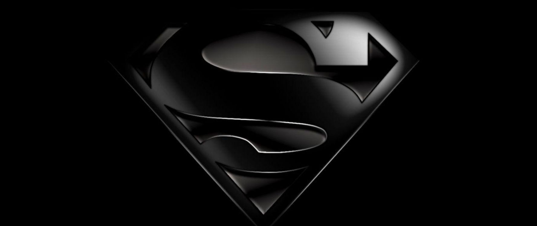 Schwarz-silberne Logoillustration. Wallpaper in 5120x2160 Resolution