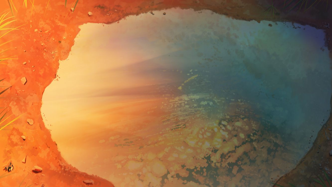 Peinture Abstraite Brune et Blanche. Wallpaper in 3840x2160 Resolution