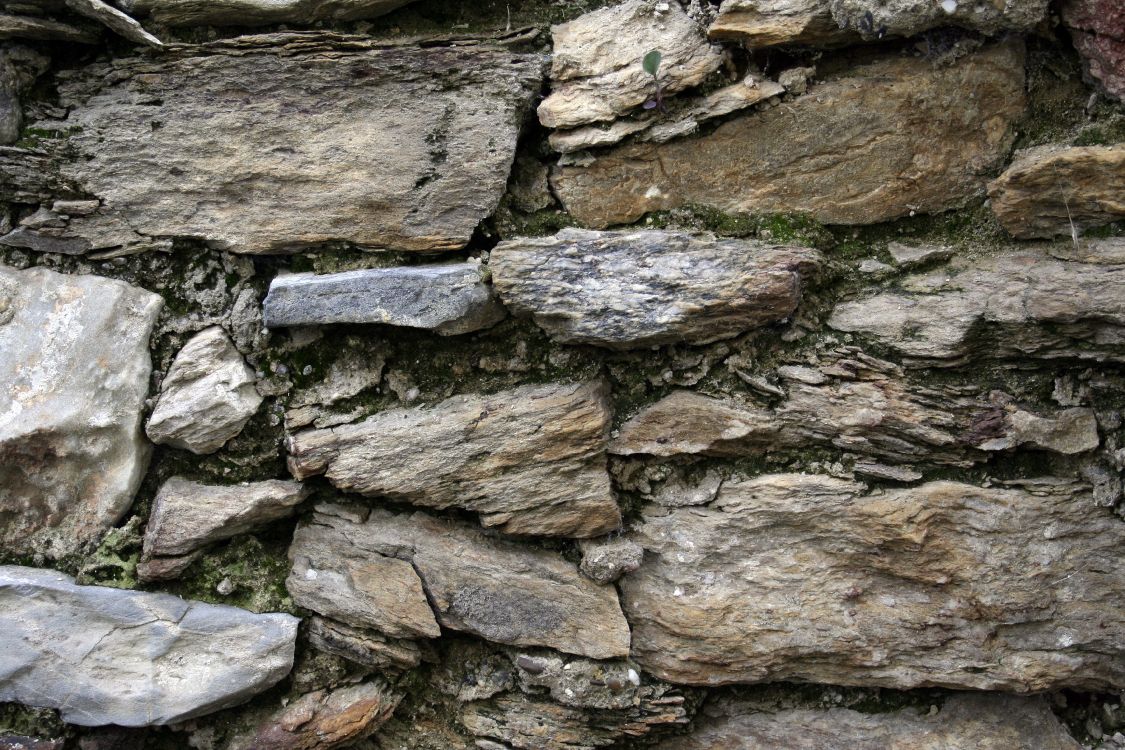 brown and gray rock formation